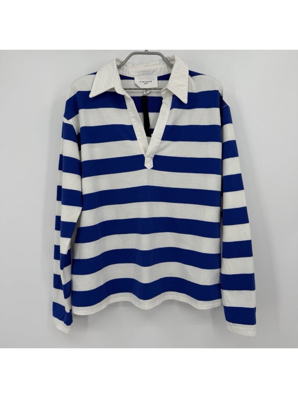Pomander Place By Tuckernuck Ellis Long Sleeve Striped Polo Popover Shirt XS